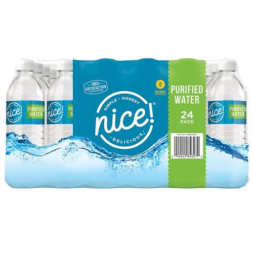 Order NICE! PURIFIED DRINK WTR 16.9Z 24S food online from Walgreens store, Maysville on bringmethat.com