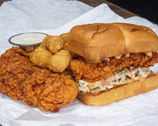 Order 1-TENDER & 1-SLIDER COMBO food online from Bad Mutha Clucka store, Austin on bringmethat.com