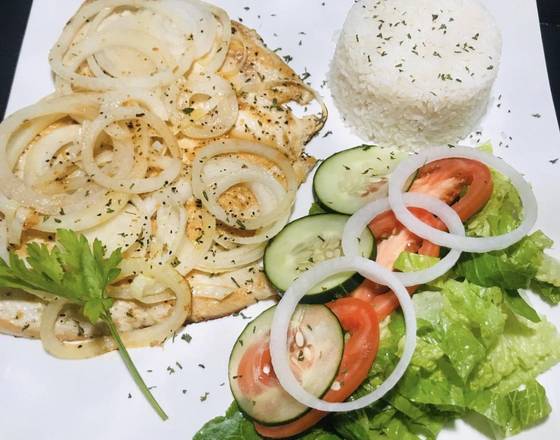 Order Grilled Chicken (Pechuga de Pollo a la Plancha food online from Chuchis Restaurant store, Cape Coral on bringmethat.com