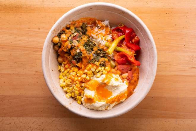 Order Garden Rice Bowl food online from Toma Mojo Grill store, Minnetonka on bringmethat.com