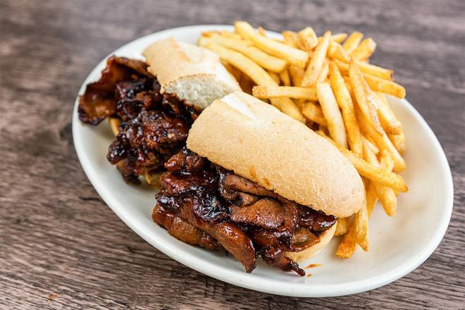 Order BBQ Tri Tip Sandwich food online from Wood Ranch BBQ & Grill store, Moorpark on bringmethat.com