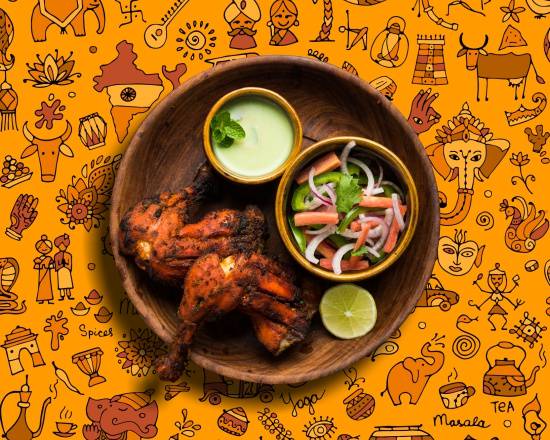 Order Tandoori Chicken Ĥoly Moly food online from Gunpowder Cafe store, Chicago on bringmethat.com