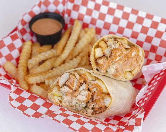 Order Kluckin Chicken Wrap food online from The Kluckin’ Chicken store, Los Angeles on bringmethat.com
