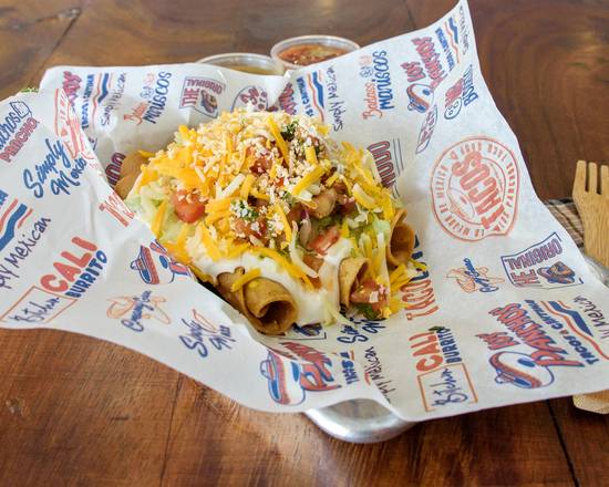 Order Chicken Rolled Taco Special food online from Los Panchos Taco Shop store, San Diego on bringmethat.com