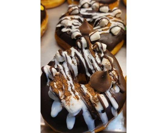 Order Hot cocoa donut  food online from Cosmic Donuts St Pete store, Saint Petersburg on bringmethat.com