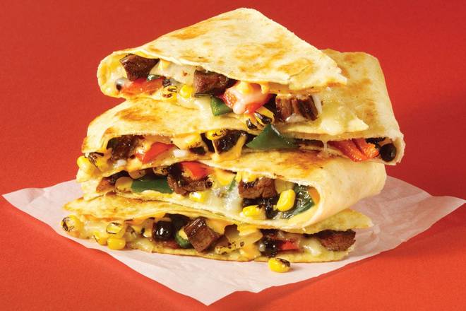 Order Spicy Steakhouse Quesadilla food online from Savage Burrito store, Brookfield on bringmethat.com