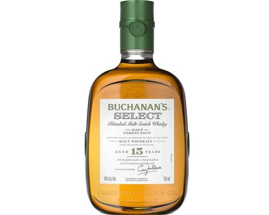 Order Buchanan's Select 15 Years, 750mL scotch (40.0% ABV) food online from Xtra Liquors & Wines store, WEST MIAMI on bringmethat.com