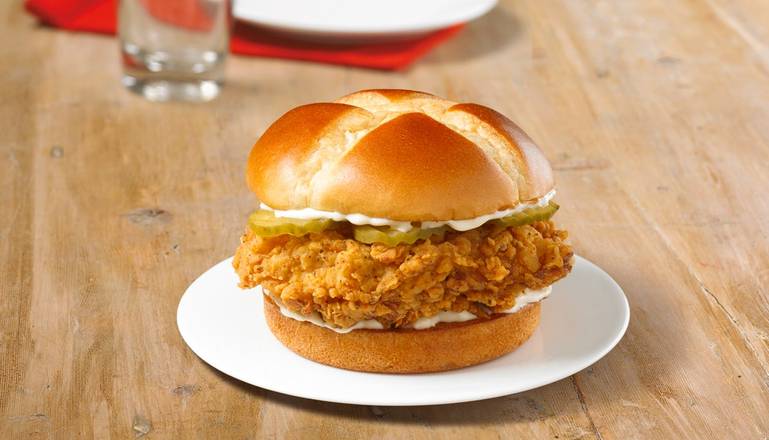 Order Chicken Sandwich Spicy food online from Church's Chicken store, Corpus Christi on bringmethat.com