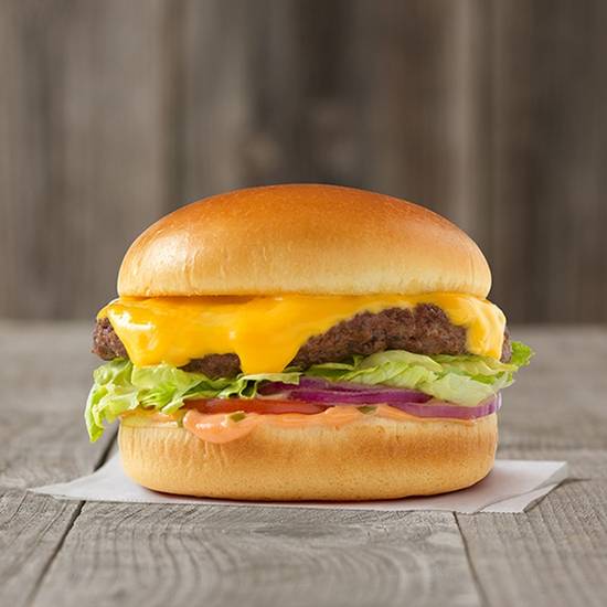 Order West Coast Cheeseburger food online from Good Times Burgers & Frozen Custard #127 store, Westminster on bringmethat.com