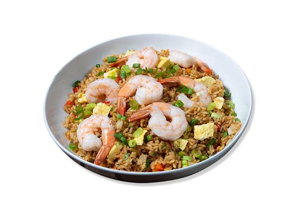 Order Shrimp Fried Rice "CHAUFA DE CAMARONES" food online from La Brasa store, Miami-Dade County on bringmethat.com