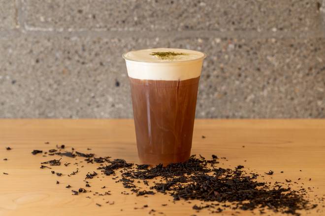 Order One Plus Milk Cap Tea 奶盖茶 food online from One Plus store, Berkeley on bringmethat.com
