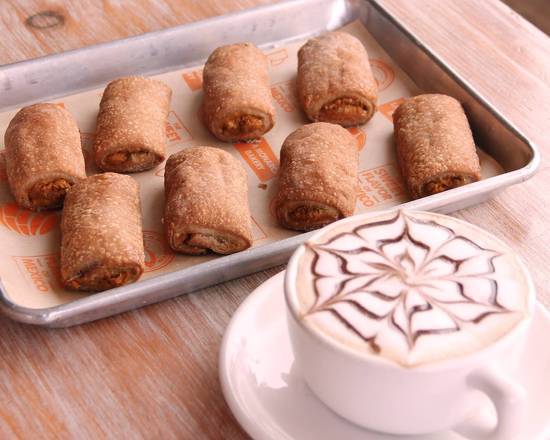 Order Dulce de Leche (Cajeta) Empanadas Box food online from La Monarca Bakery store, Huntington Park on bringmethat.com