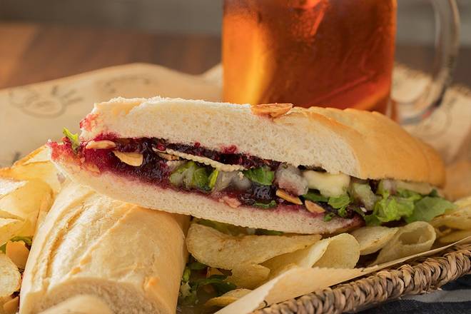 Order Brie & Roasted Almonds Sandwich food online from La Boulangerie Boulmich store, Pinecrest on bringmethat.com