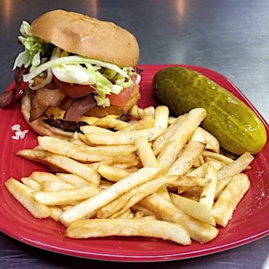 Order guacamole Burger  food online from Nypd store, Ann Arbor on bringmethat.com