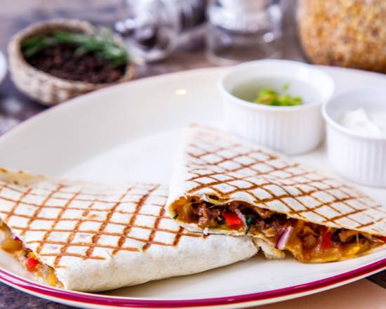 Order Cheese Steak Quesadilla food online from Midtown Quesadillas Snob store, New Brunswick on bringmethat.com