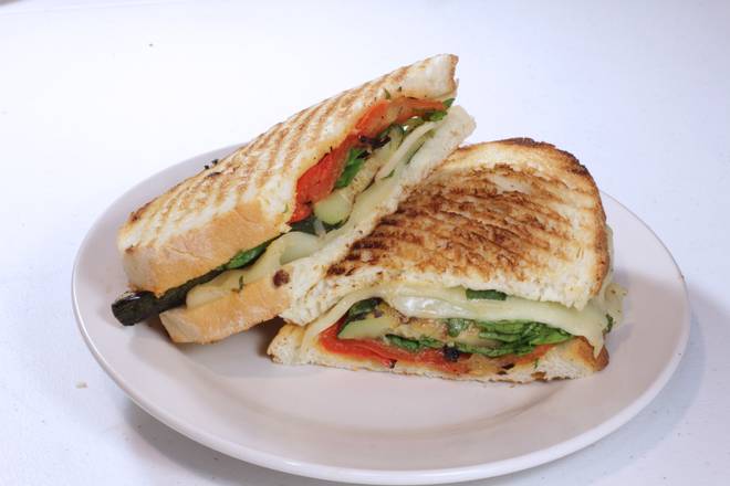 Order Veggie Panini food online from Koko's Mediterranean Grille store, Chicago on bringmethat.com
