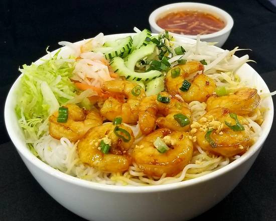 Order B3. Grilled Shrimp Vermicelli food online from Saigon Noodle & Grill store, Orlando on bringmethat.com