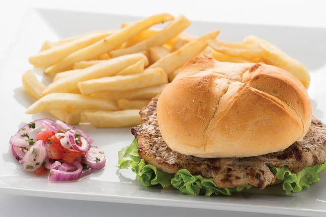 Order Grilled Pork Sandwich food online from La Granja store, Hollywood on bringmethat.com
