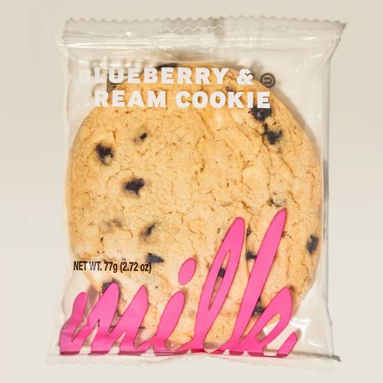 Order Milk Bar Blueberries & Cream Cookie (2.72 oz) food online from Milk Bar store, South Miami on bringmethat.com