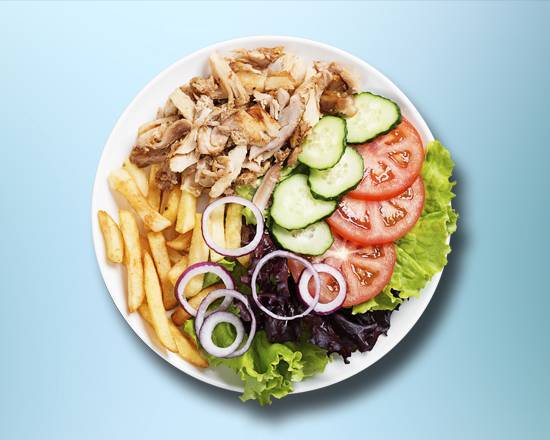 Order Classic Chicken Gyro Plate food online from Falafel Fix store, Secaucus on bringmethat.com