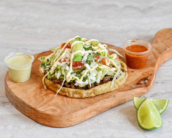Order Sope Steak food online from San Luis Taqueria store, Nashville-Davidson on bringmethat.com