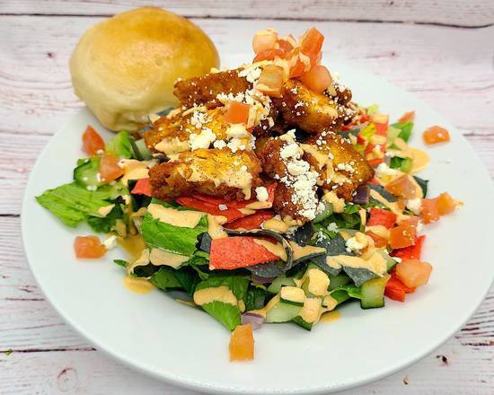 Order Buffalo Chicken Salad food online from Selma Chicago Pizzeria store, Rancho Santa Margarita on bringmethat.com
