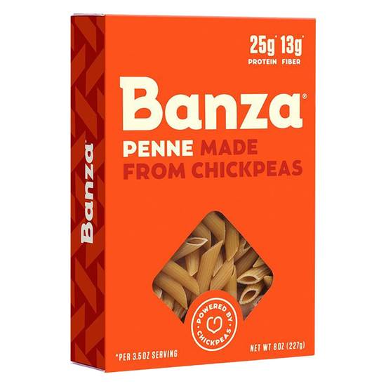 Order Banza Chickpea Flour Penne Pasta 8oz food online from Everyday Needs by Gopuff store, Tampa on bringmethat.com