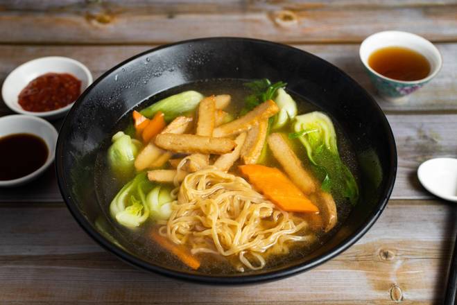Order Veggie Chicken and Green Vegetables food online from Enjoy Vegetarian Restaurant store, San Francisco on bringmethat.com