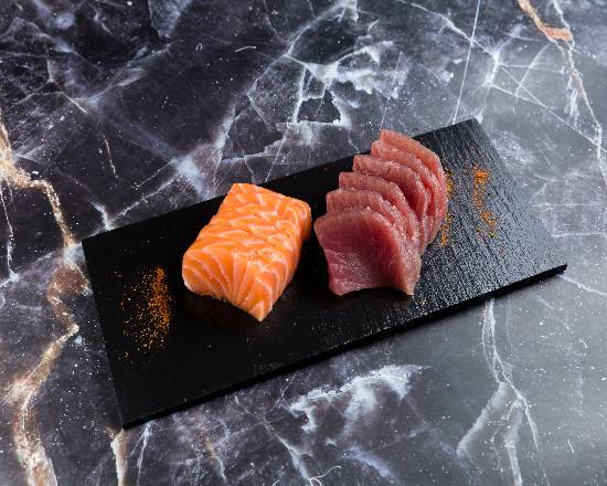 Sashimi thon saumon