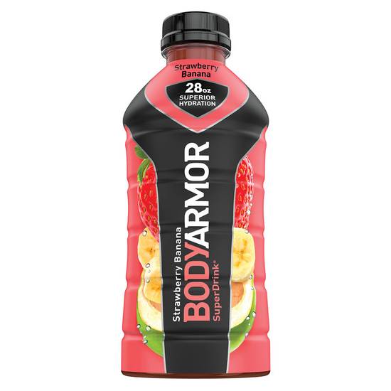Order BODYARMOR Strawberry Banana Sports Drink 28oz Btl food online from Everyday Needs by Gopuff store, Coral Gables on bringmethat.com