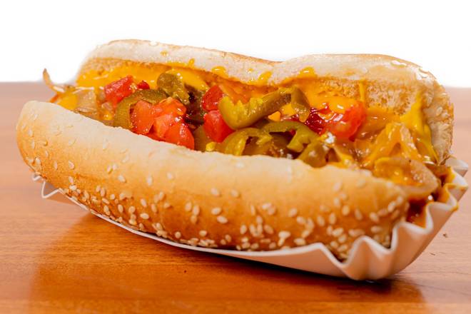 Order Hot Dog Supreme food online from Halal House store, Northridge on bringmethat.com