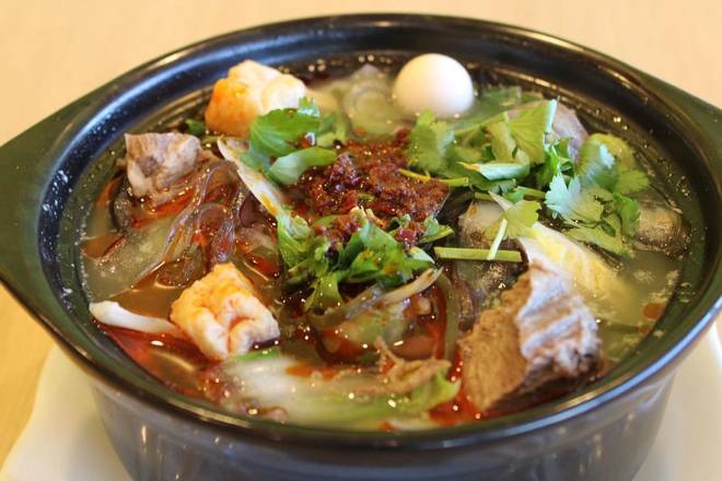 Order Spicy Beef Stew Pot(麻辣牛腩锅) food online from Green China Grill store, San Diego on bringmethat.com