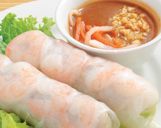 Order Shrimp Rolls (2 pcs) food online from Pho Banh Mi Che Cali  store, Fullerton on bringmethat.com