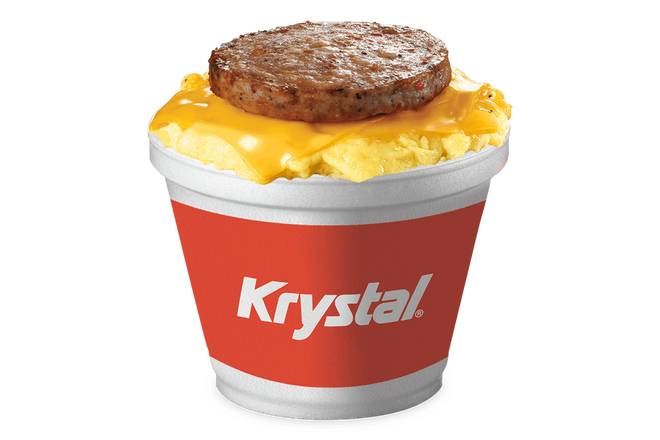 Order LOW CARB SCRAMBLER BREAKFAST BOWL food online from Krystal-Hillsborough store, Tampa on bringmethat.com