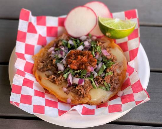 Order Vampiro (Melted Cheese Taco) food online from Teddy Red Tacos store, Inglewood on bringmethat.com