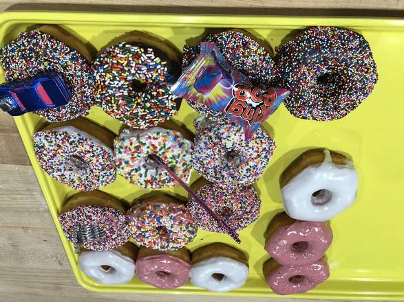 Order Sprinkle Donut food online from Cajun Donuts store, Wylie on bringmethat.com