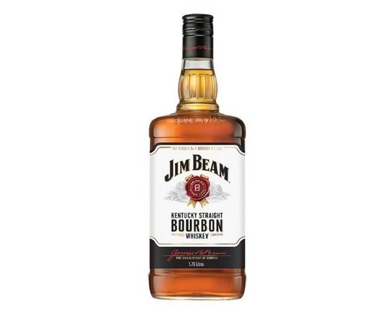 Order Jim Beam Kentucky Straight, 1.75L whiskey (35.0% ABV) food online from Woodbury Wine & Spirits store, ORLANDO on bringmethat.com