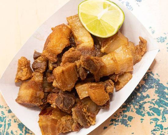 Order Fried Pork Skin food online from La Perrada Colombiana store, Tampa on bringmethat.com