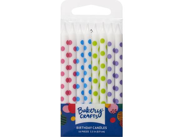 White Polka Dots Candles