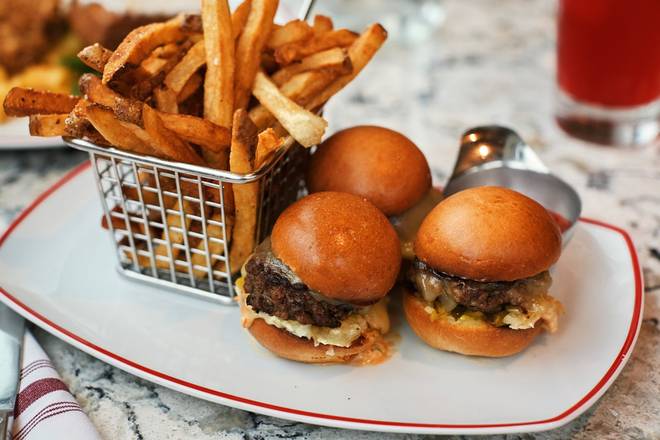 Order 3 Baby Cheeseburgers food online from Founding Farmers Tysons store, Providence on bringmethat.com