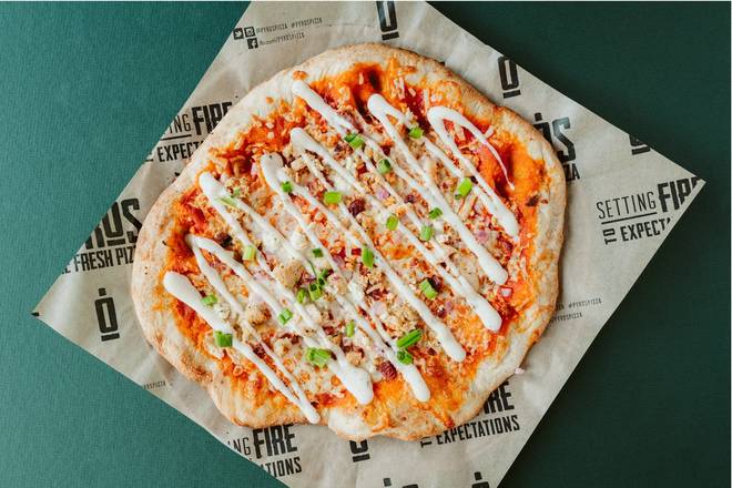 Order Buffalo Chicken Pizza food online from Pyro's Fire Fresh Pizza store, Olive Branch on bringmethat.com