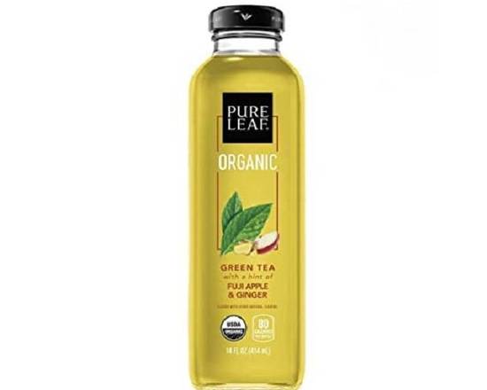 Order Pure Leaf Organic Fuji Apple & Ginger (14 oz bottle) food online from Glenrose Liquor & Mini Mart store, Glendale on bringmethat.com