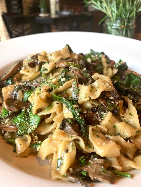 Order VEGAN MUSHROOM PAPPARDELLE food online from F&D Woodfired Italian Kitchen store, Winter Park on bringmethat.com