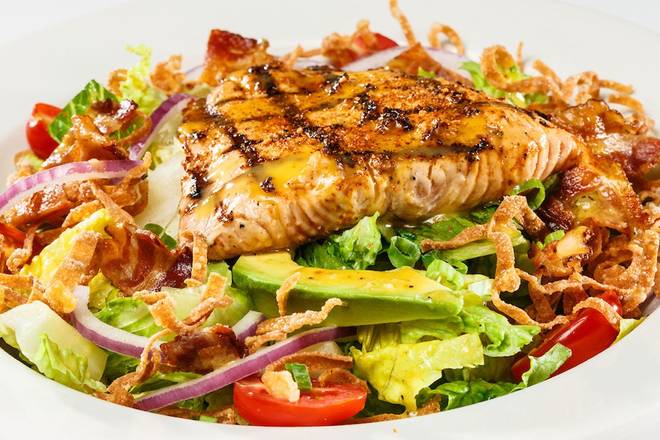 Order GRILLED SALMON BLT SALAD food online from Glory Days Grill store, Glen Burnie on bringmethat.com