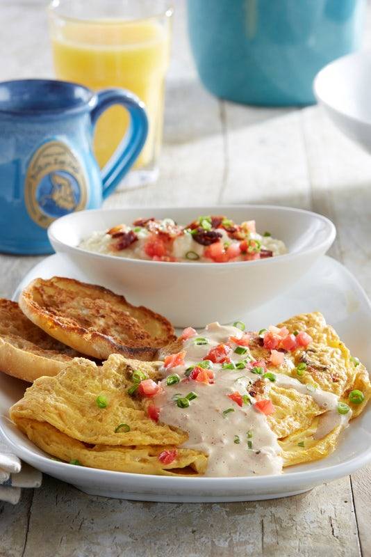 Order Mardi Gras Omelette food online from Another Broken Egg store, Oviedo on bringmethat.com