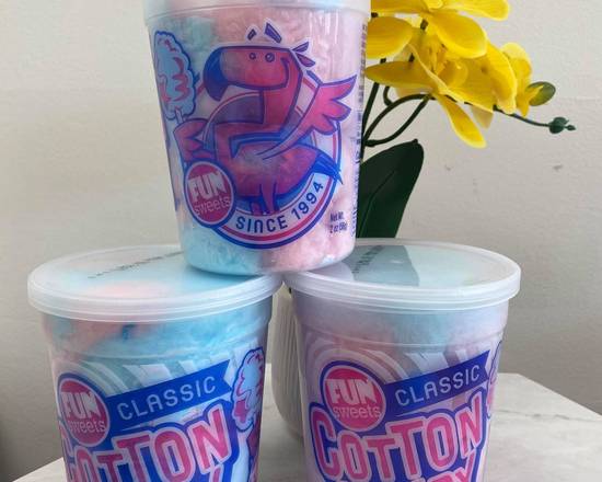 Order Cotton Candy Tub 2oz food online from Icream Yogurt & Crepes store, Falls Church on bringmethat.com