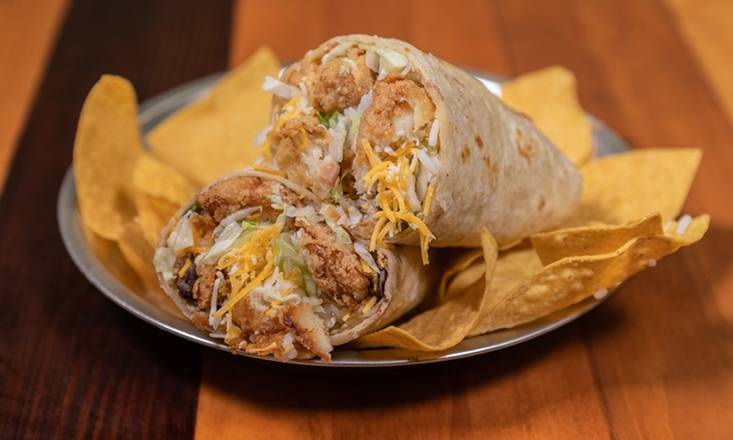 Order Fish Burrito (Chips Included) food online from Xochimex Cantina Grill store, Miami on bringmethat.com