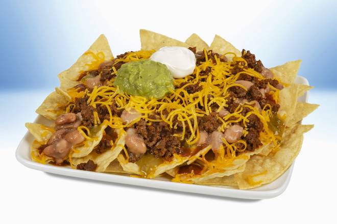 Order Nachos food online from Baker Drive-Thru store, San Bernardino on bringmethat.com