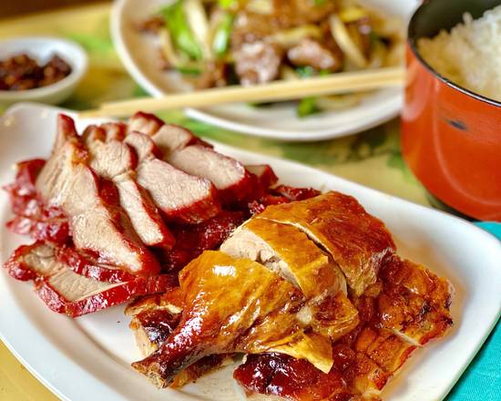 Order 6. Two Choice BBQ food online from Din Ho Chinese BBQ store, Austin on bringmethat.com