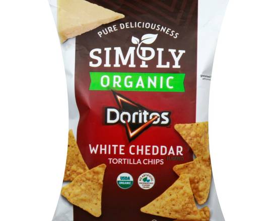 Order Doritos Simply Organic White Cheddar 2.3 oz  food online from Fresko Market store, Miami on bringmethat.com